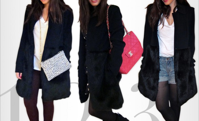 3 ways to wear... a Faux Fur Jacket!