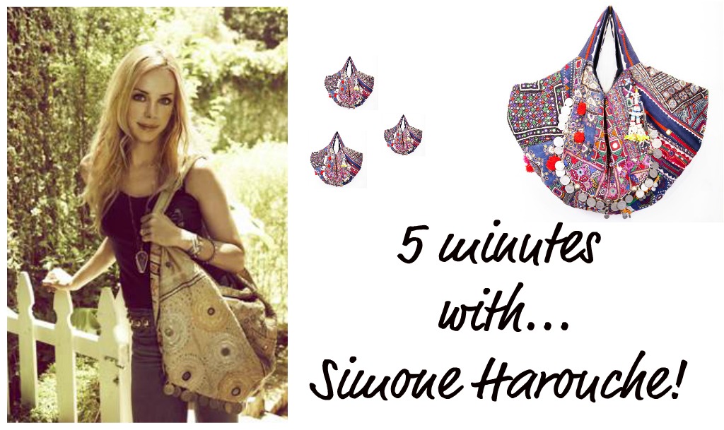 5 minutes with... Simone Harouche! 