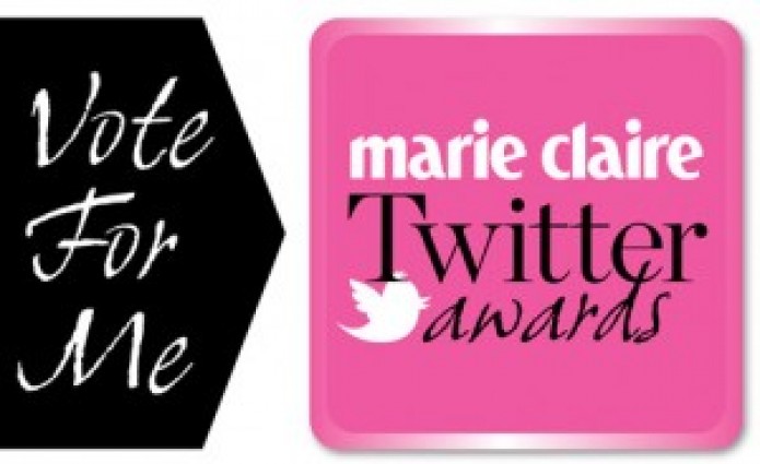 VOTE for me in the Marie Claire Twitter awards!