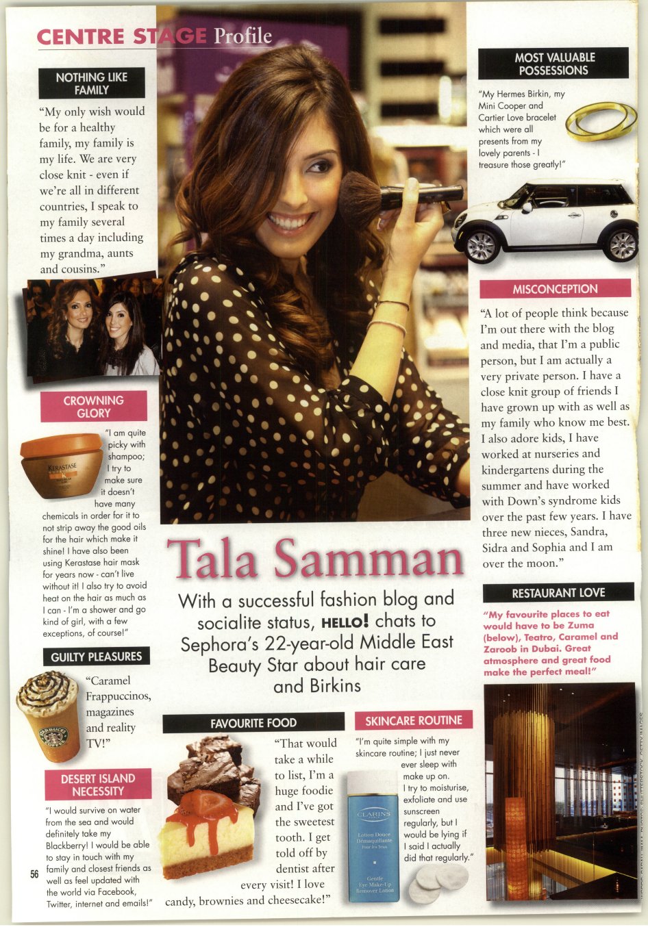 Featured in... Hello! Magazine Middle East
