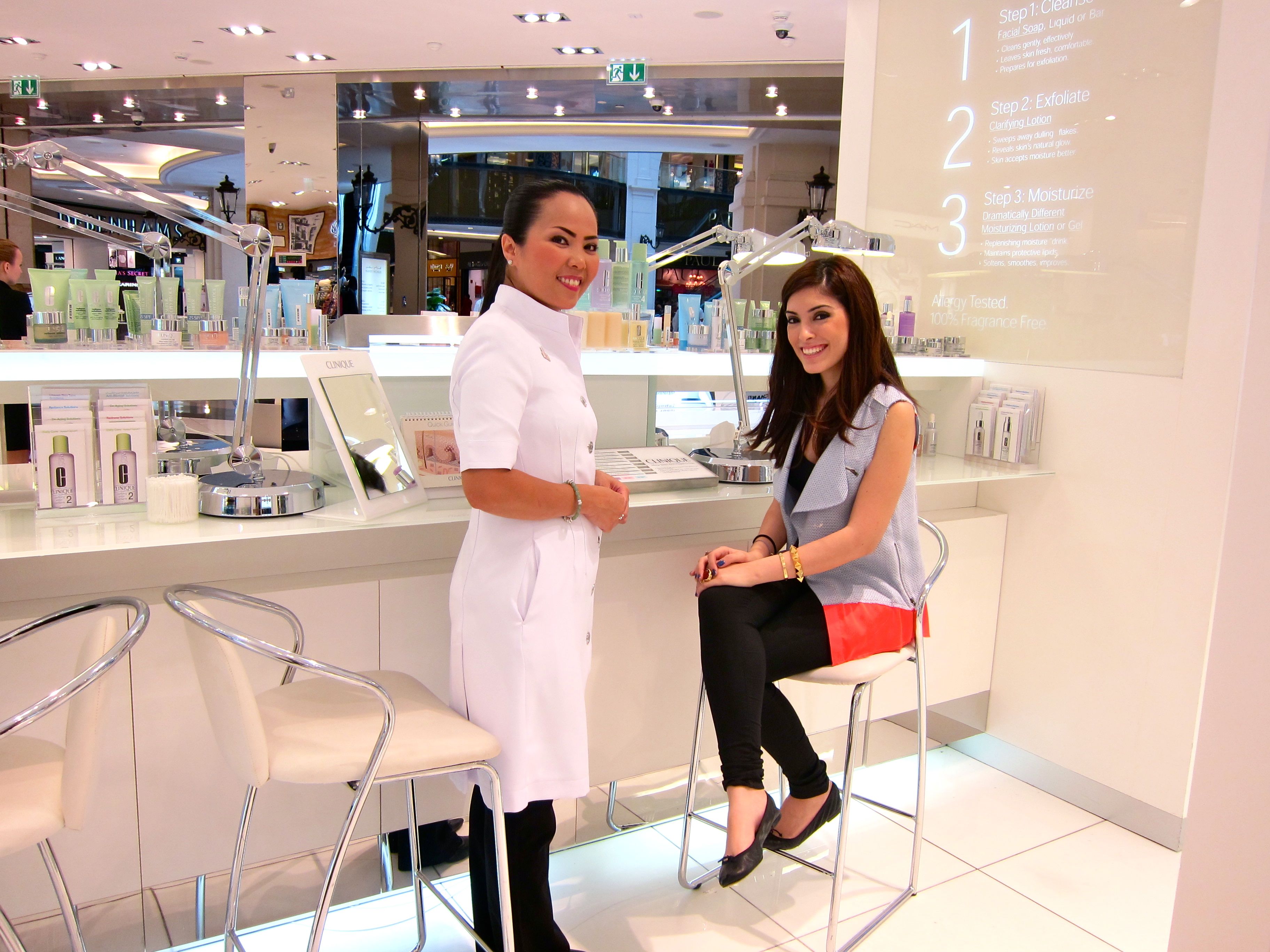 Myfashdiary visits... Clinique for a skin consultation!