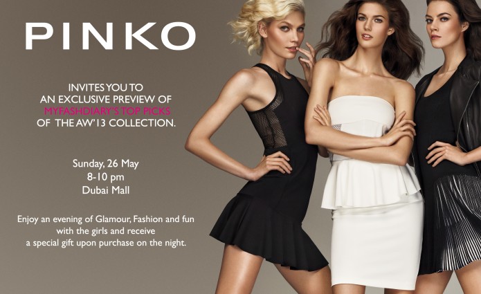 You're Invited to my evening with Pinko.