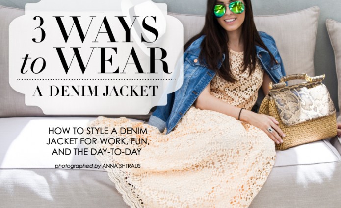 3 ways to wear... a Denim Jacket.
