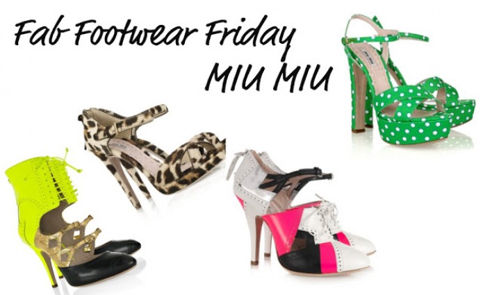 Fab Footwear Friday: MIU MIU S/S'11 Edition