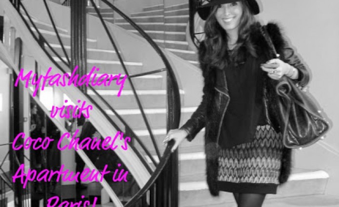 Myfashdiary visits Coco Chanel's Apartment in Paris!