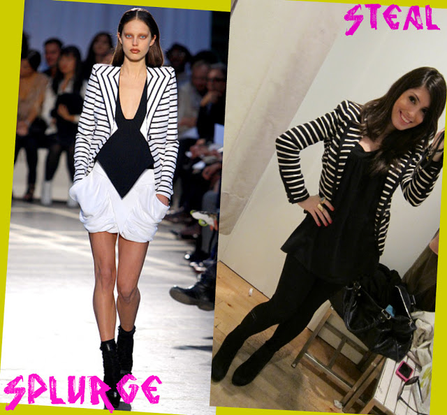 SPLURGE VS STEAL - Givenchy Striped Jacket