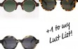 Lust List: Illesteva Sunglasses