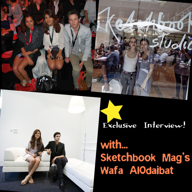 Interview with Sketchbook Magazine's Ed in Chief... Wafa Alobaidat!