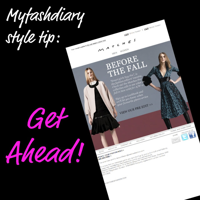 Myfashdiary's Style Tip: Get Ahead!