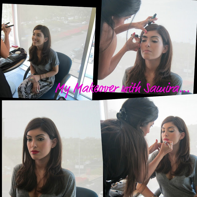 Myfashdiary spends the day with MaxFactor Make up Artist, Samira Olfat!