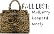 Fall Handbag Lust: Mulberry Leopard Neely