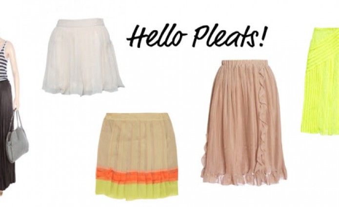 Trend Alert: Pleated Skirts!