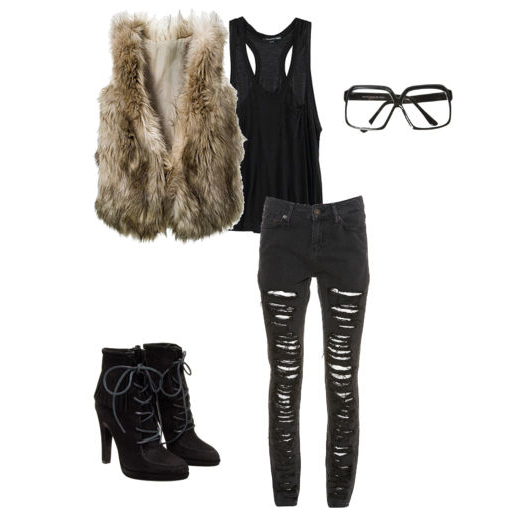 Outfit: Casual in fur
