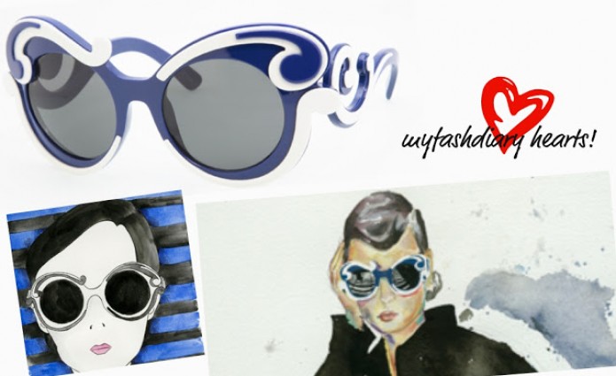 Wish List: Prada 'Minimal Baroque' Sunglasses