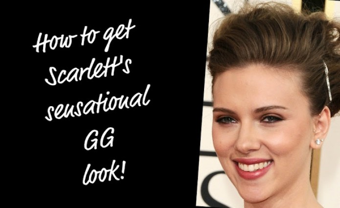 HOW TO: Get SCARLETT JOHANSSON's Golden Globe's Make-up Look!